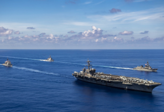 海军大批精鋭战舰驶向中国 美国在酝酿大动作？