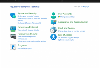 微软改变Windows11中控制面板的设置