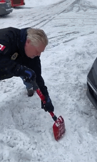 有人嘲笑福特省长摆拍铲雪救人：福特回怼