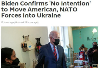 拜登证实将不会在乌克兰部署美国或北约部队