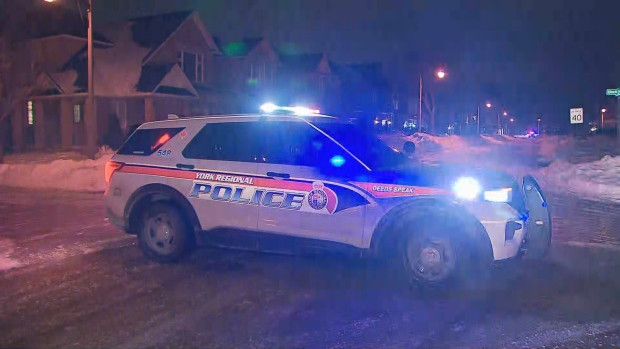 York Regional Police respond to a fatal shooting near Purple Finch Road and Russell Jarvis Drive in Markham Tuesday, February 1, 2022. 