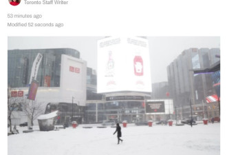 多伦多本周再下25厘米大雪：安省雪威胁