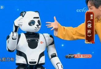人工智能焕发传统文化新生 熊猫机器人说相声