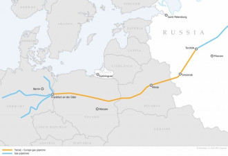 东欧局势紧张 俄罗斯中断输往德国天然气