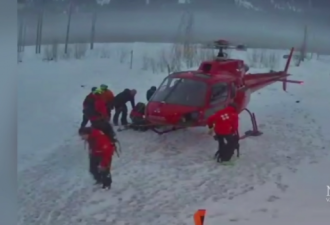 加拿大滑雪胜地附近发生一系列雪崩！多人被埋