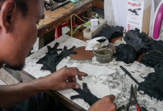 印尼特产：鸡爪皮鞋一双近500美元 需45个鸡爪