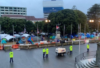 新西兰国会抗议进入第七天！总理：这是进口的