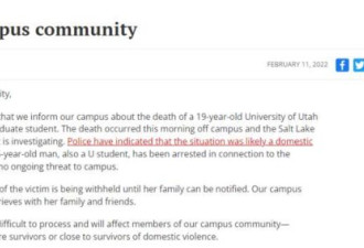 犹他大学26岁中国留学生残杀其19岁女友!