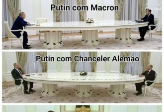 普京会见巴西总统撤下长桌 没对比没伤害