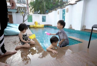 26岁网红忙拍照 3岁儿子跌入泳池溺亡