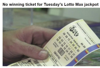 Lotto Max头奖升至3000万元