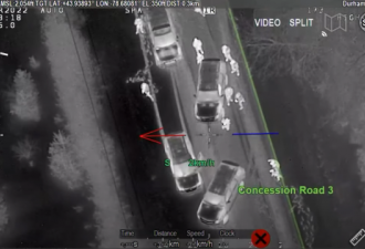 警方直升机追捕贼车 两人被控