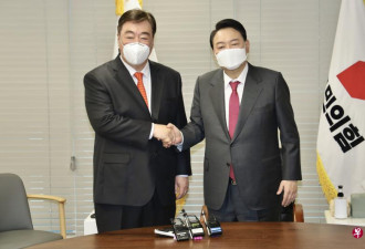 韩新总统尹锡悦会见中国驻韩大使 被媒体询问
