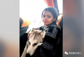 印度女孩带哈士奇逃离乌克兰 步行20公里过边境