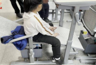 浙江一学校课桌椅火出圈上 课桌椅可躺平