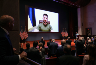 泽伦斯基美国会演讲:乌克兰正为世界而战