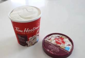 Tim Hortons冰淇淋上市，五种口味！