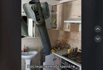 俄军飞弹直插厨房200多万网友围观拆弹