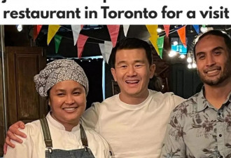 多名华裔演员现身多伦多泰餐厅 老板激动晒照