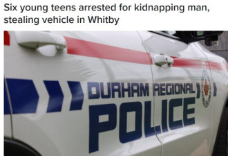 6名青少年涉嫌绑架偷车被捕