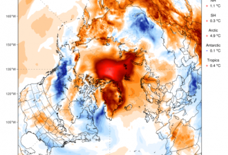 南北极升温30℃是极端天气还是气候变化？