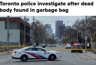 多伦多东区垃圾袋内惊现尸体