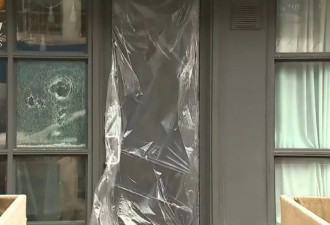 多伦多商店&quot;亲俄&quot;遭红漆血洗！玻璃全碎！