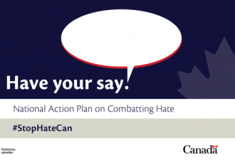 加拿大首个打击仇恨行动计划 邀请所有人发声