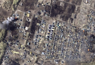 基辅近郊小镇被俄军轰烂 残破画面曝光