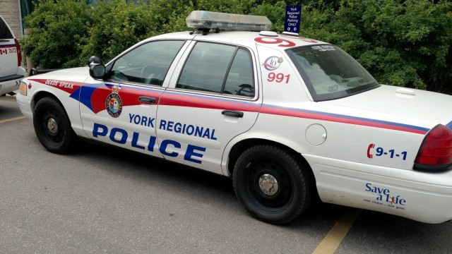 A York Regional Police cruiser is seen in this undated photo. 
