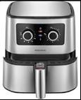 Recalled Insignia - 5-qt. Analog Air Fryer - Stainless Steel NS-AF53MSS0-C
