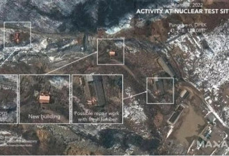 卫星显示朝鲜在加紧准备进行可能的核试验
