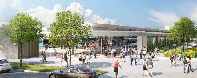 Rendering of Cornell Bus Terminal