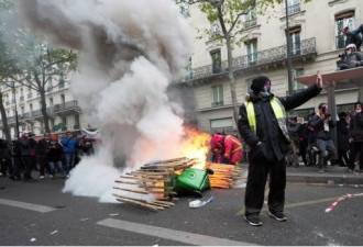 欧洲多国&quot;乱&quot;了 巴黎发生暴力打砸事件