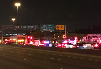 401高速连发两宗车祸1死8人伤 封闭后已重开