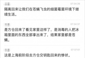 上海网友发现 家里已长出一群群的苍蝇了