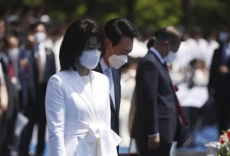 韩国新总统就职典礼！第一夫人白裙亮相