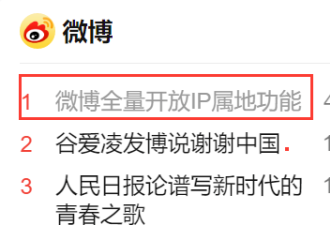 中国社媒强制披露用户IP 地址都成了众矢之的