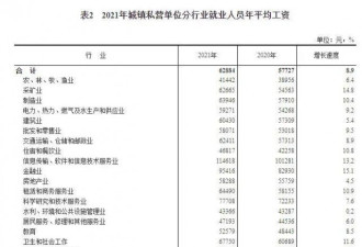 2021年中国平均工资公布!这类人年薪超20万