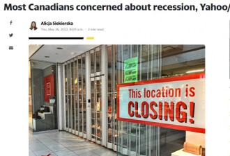 超过一半加拿大人开始节衣缩食，应对经济衰退