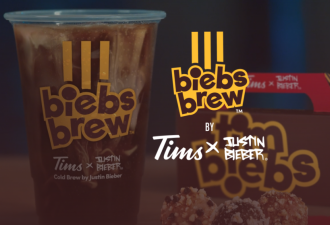 快冲！Tims x Bieber联名饮料Biebs Brew在加拿大全国上市！