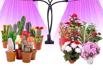 Roleadro LED植物生长灯$19.99!大面积补光