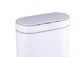 ELPHECO白色2.5加仑自动传感器垃圾桶$57.99