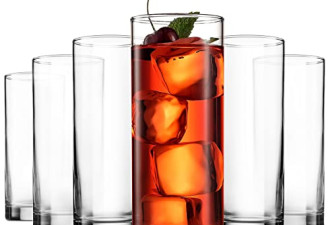 Paksh Novelty意大利造Highball玻璃杯6个$24.99