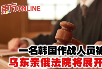 韩国作战人员被俘 乌东亲俄法院将展开审判