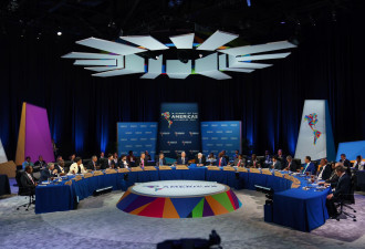 杜鲁多总理出席美洲峰会 增强伙伴关系