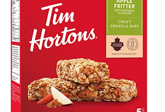 Tim Hortons无花生水果燕麦棒5条$2.29