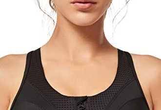 Yvette 女式运动文胸$39.09!吸汗透气