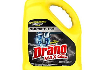 Drano 强力下水道疏通液3.8L现$11.67