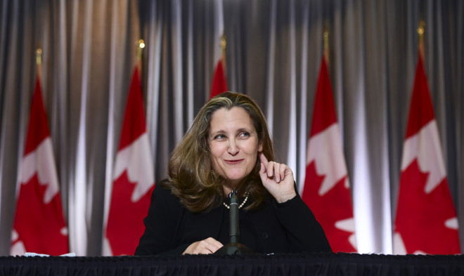 Chrystia Freeland turns back time for pandemic budget solutions -  Macleans.ca